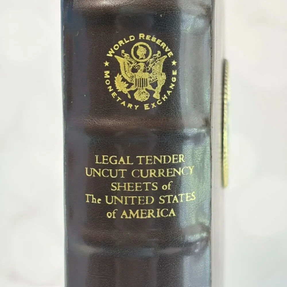 World Reserve Monetary Exchange Official Money Ledger Album for US Currency